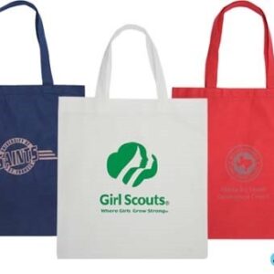 A group of three bags that are all different colors.