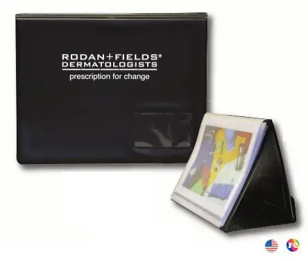 A picture of the rodan and fields dermatology tablet.