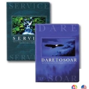 A couple of books that are on top of each other.