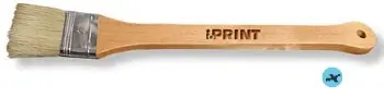 A wooden spoon with the word " prime ".