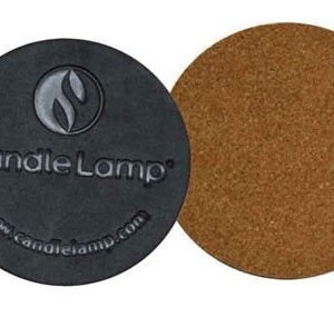 A close up of two different types of coasters